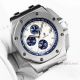 Clone Audemars Piguet Royal Oak Offshore Watch SS White structured Face (2)_th.jpg